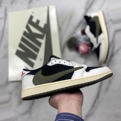 Jordan 1 Low Travis Scott Olive 130