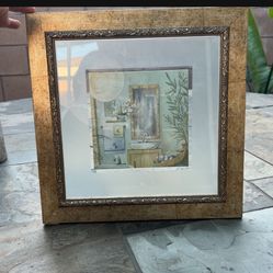 Bathroom Decor Frame 