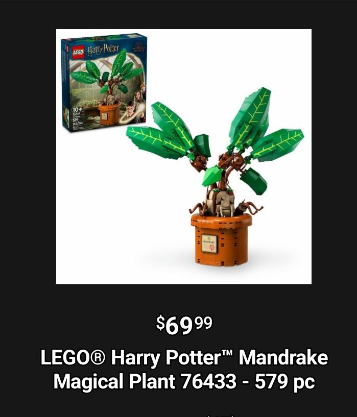 LEGO Harry Potter Mandrake