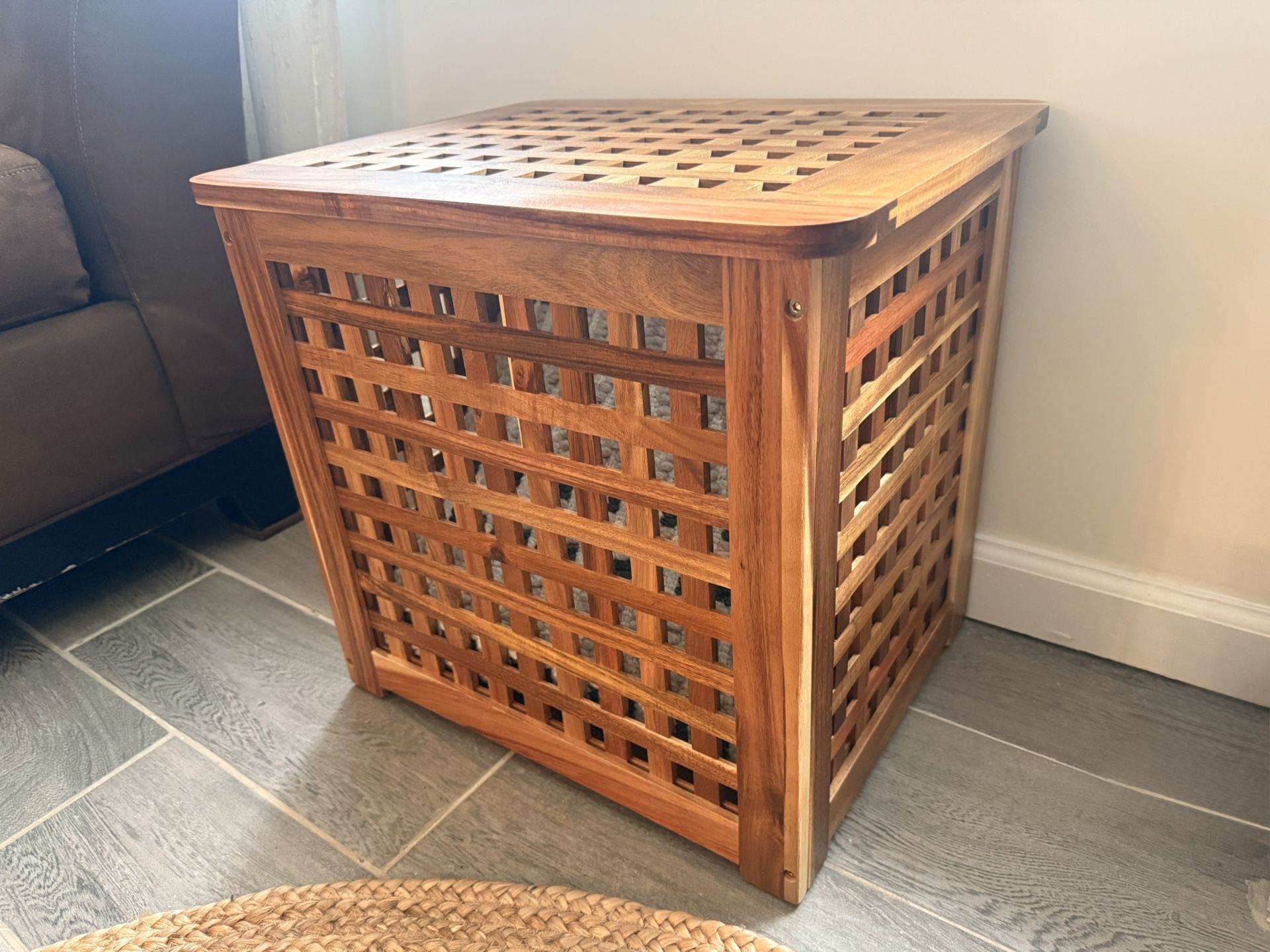 Acacia Storage Bench