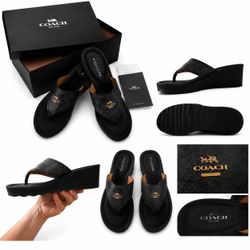 Women’s Coach sandals, size 9.5