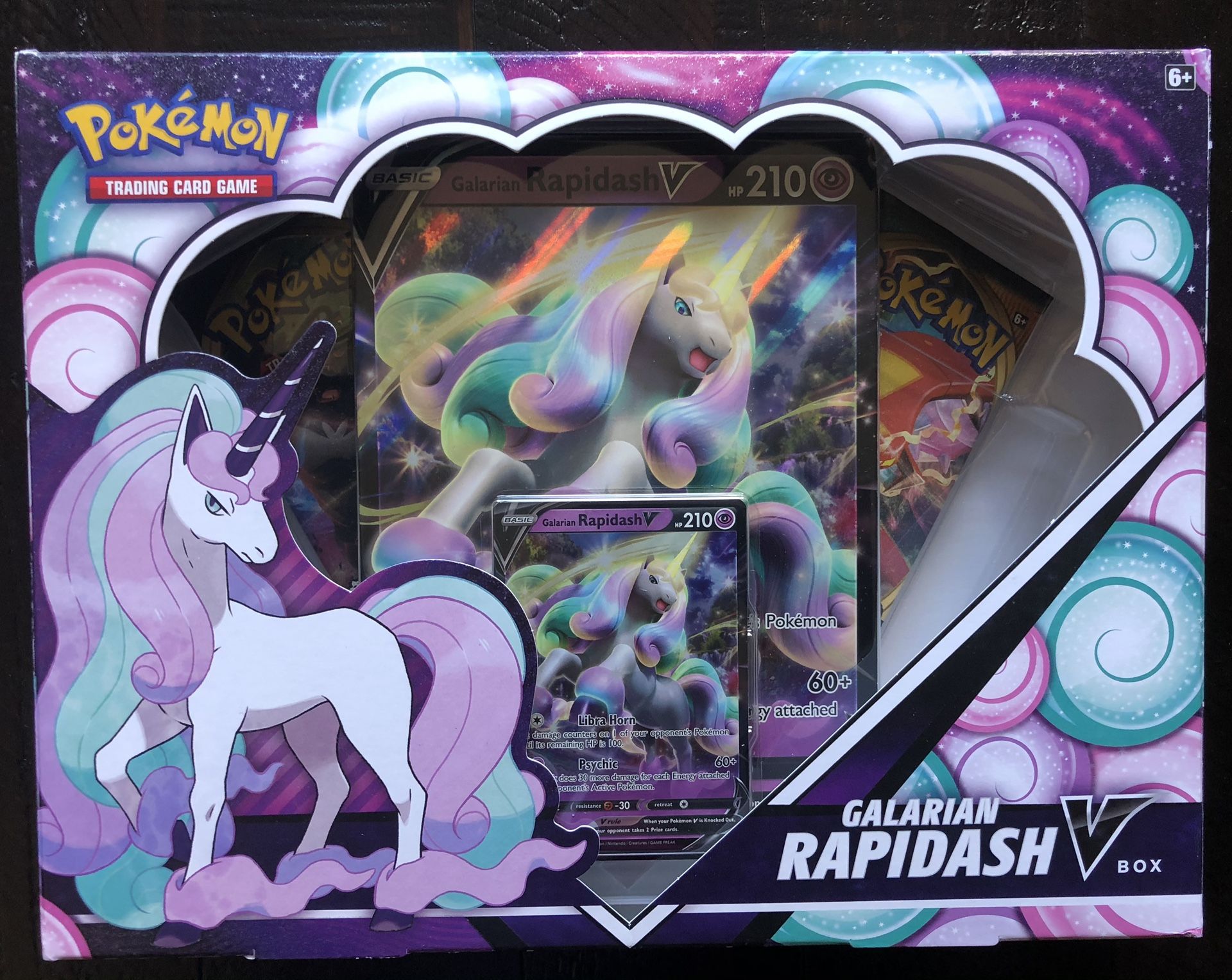 Pokemon Galarian Rapidash V box