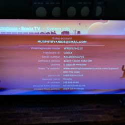 50 Inch 4K Westinghouse Roku TV 
