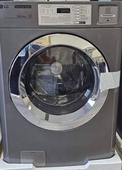LG 5.2 Cu Ft Front Load Commercial Washer Card Operated 