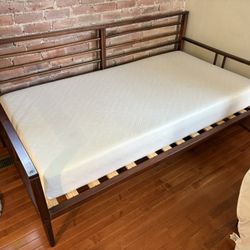 Day Bed + Twin Size Mattress 