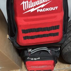 Toolboxes and tool bags for sale. All Milwaukee all knew!