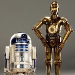 Sideshow C-3PO And R2-D2 Premium Format Statue Hot Toys Star Wars