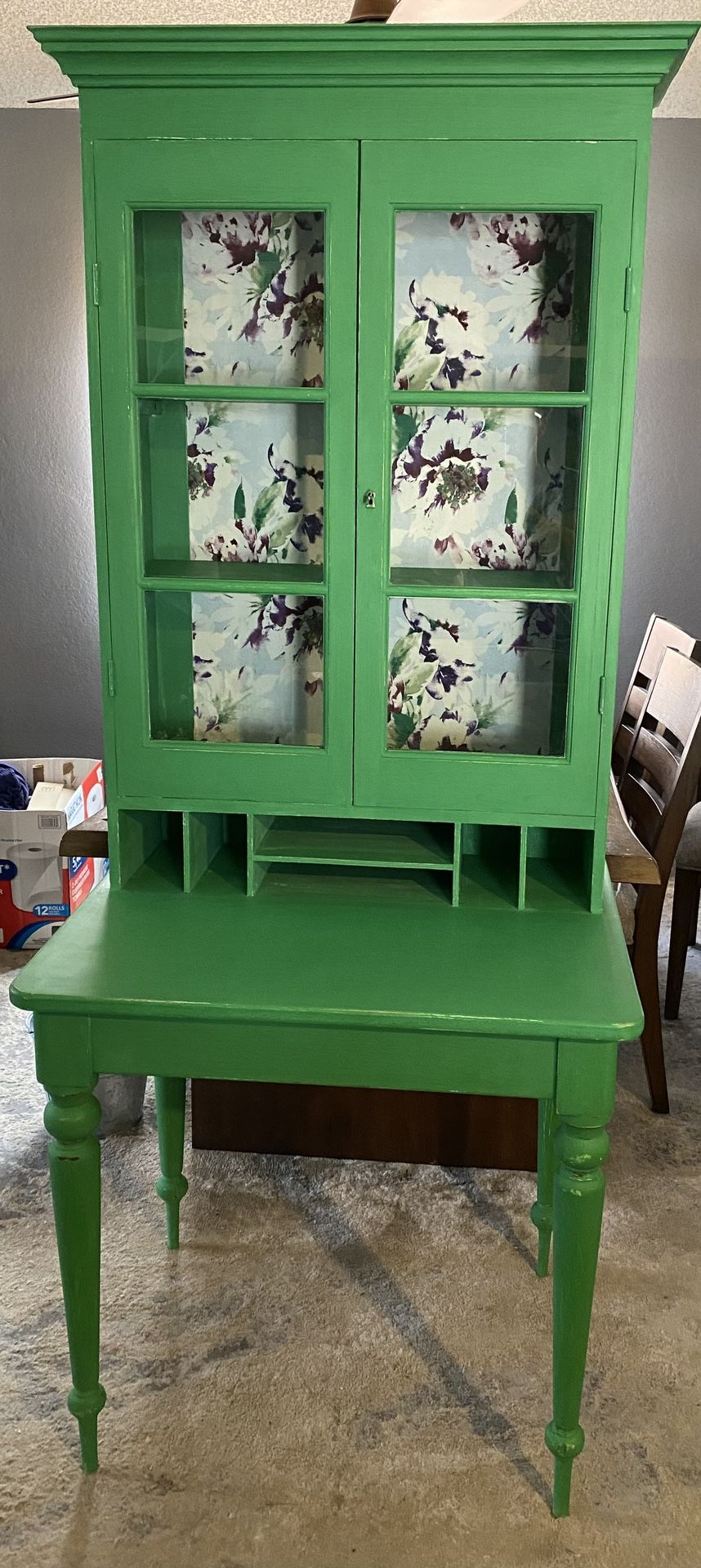 Vintage shabby modern desk with hutch-price firm