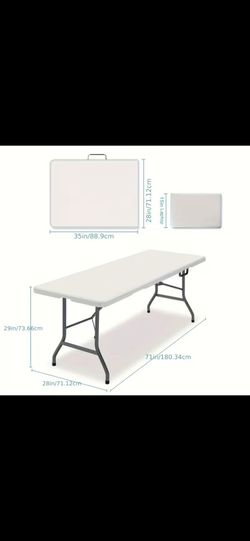 6FT Folding Table