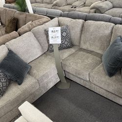 2Pc Grey Sectional