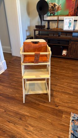 Wooden Convertible High Chair and Table