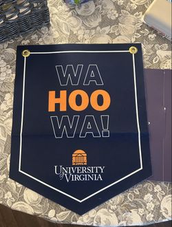 Universe of Virginia School pride flag 12” x 15”