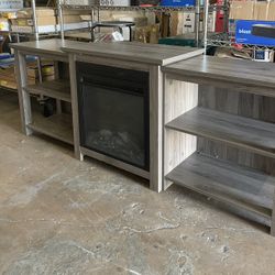 BRAND NEW FIREPLACE TV STAND 