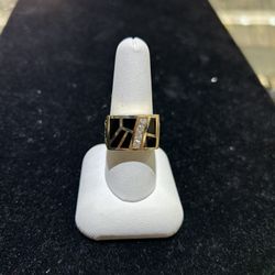 14K YG .40 Diamond Ring 