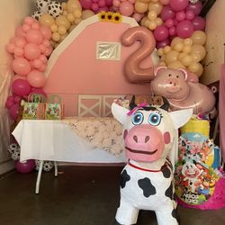 Cow Theme Balloons 