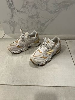 Title: New Balance Kids 9060 "Sea Salt Ginger Lemon" Sneakers - Style PC9060FD Size 1.5Y