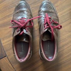 Moreschi Italian Leather Wingtip Tennis Shoe From Florence