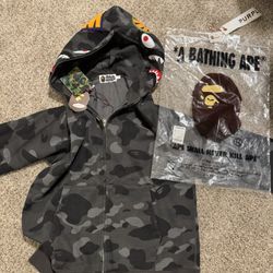 Bape Black City Camo Full Zip Hoodie 