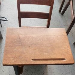 Antique School Desk