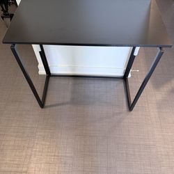 Folding Desk - 31.5" Wood Top Foldable Desk for Small Spaces | No Assembly Required Compact Desk