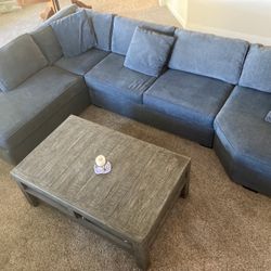 Sofa Sectional 4-piece And Coffee Table - Price  Is Firm 