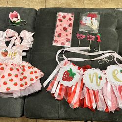 Berry First Birthday Dress 18-24 Months 