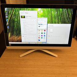 FAST HP Touchscreen AIO Desktop PC / 24” / 8GB RAM / 120GB SSD / Windows 11 + Microsoft Office / Ready To Go!