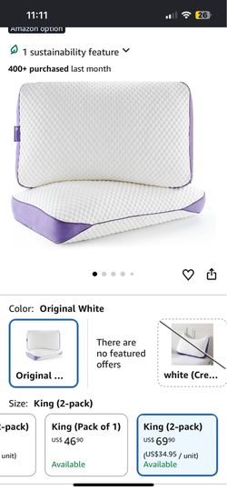 Homeland innovation bedding king size pillows