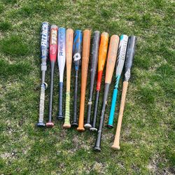 A Bunch Of Baseball Bats (best offer) 