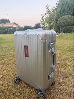 Authentic RIMOWA Aluminum Luggage / Suitcase - Silver