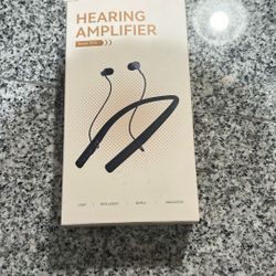  DIGGINGSOUND Neckband Hearing Aids for Seniors, Rechargeable Hearing Aid Bluetooth Headphones with Noise Cancelling Hearing Amplifier for Hearing Los