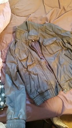 Leather jacket