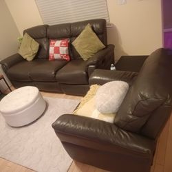 Scandinavian Design Reclinable Sofa Set