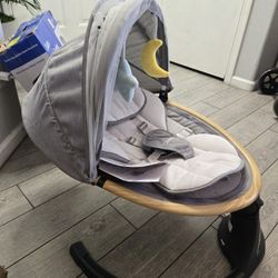 LAREX Baby Swing to Toddler Electric Infant Swing Portable