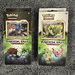 2017 KNOCK OUT Collection Boxes (Tyranitar & Lucario) Combo Set SEALED