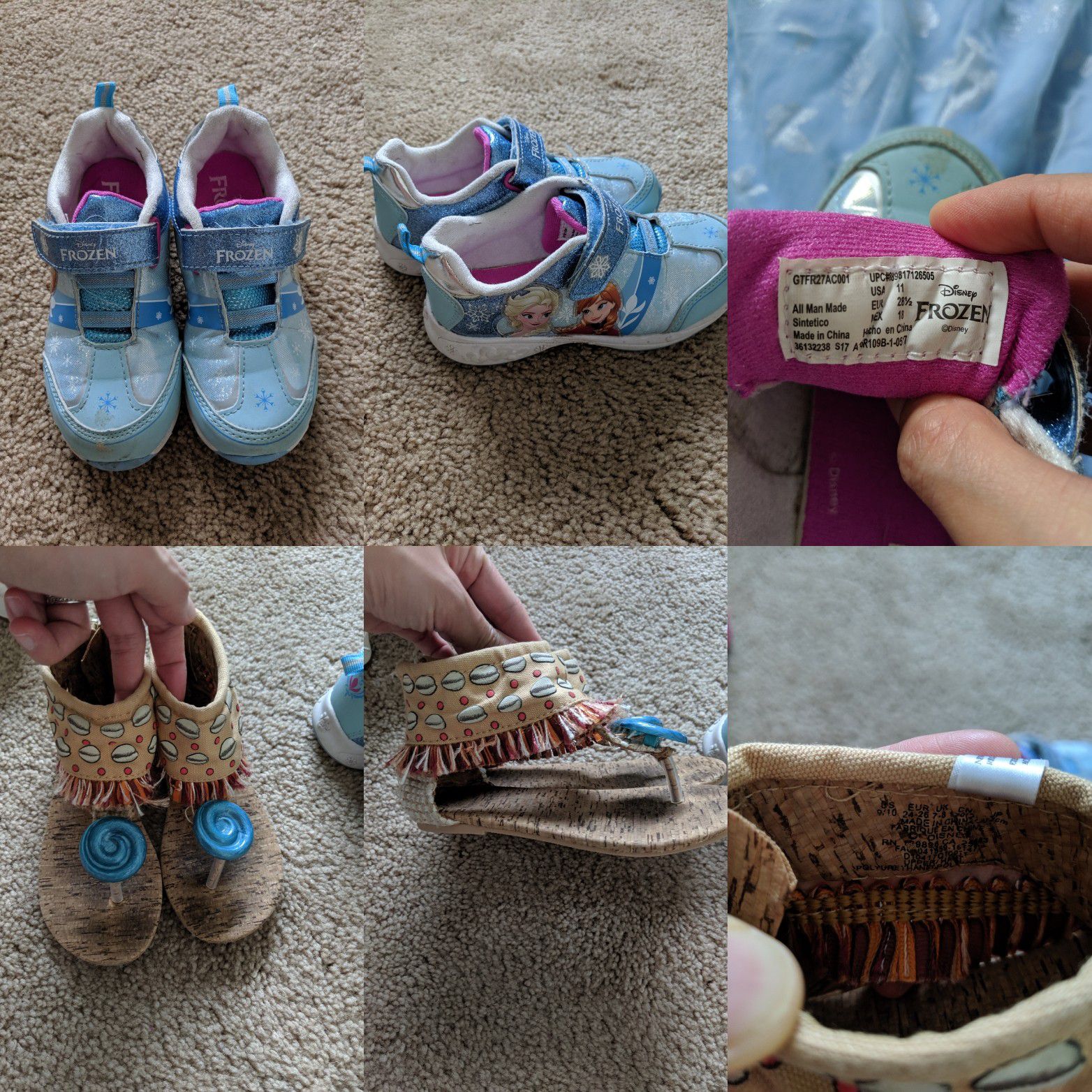 Princess/frozen Disney clothes and shoes