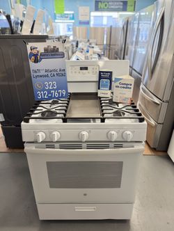 GE Gas Stove White 