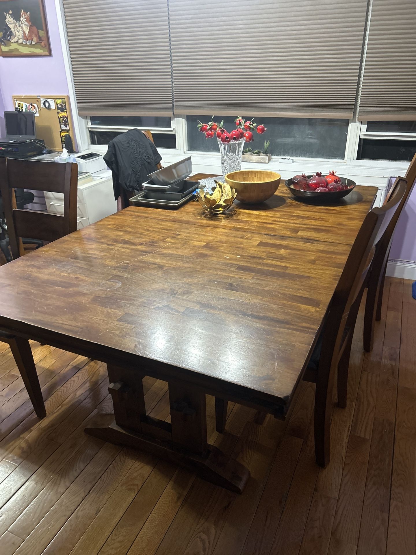Dining Table With Four Chairs