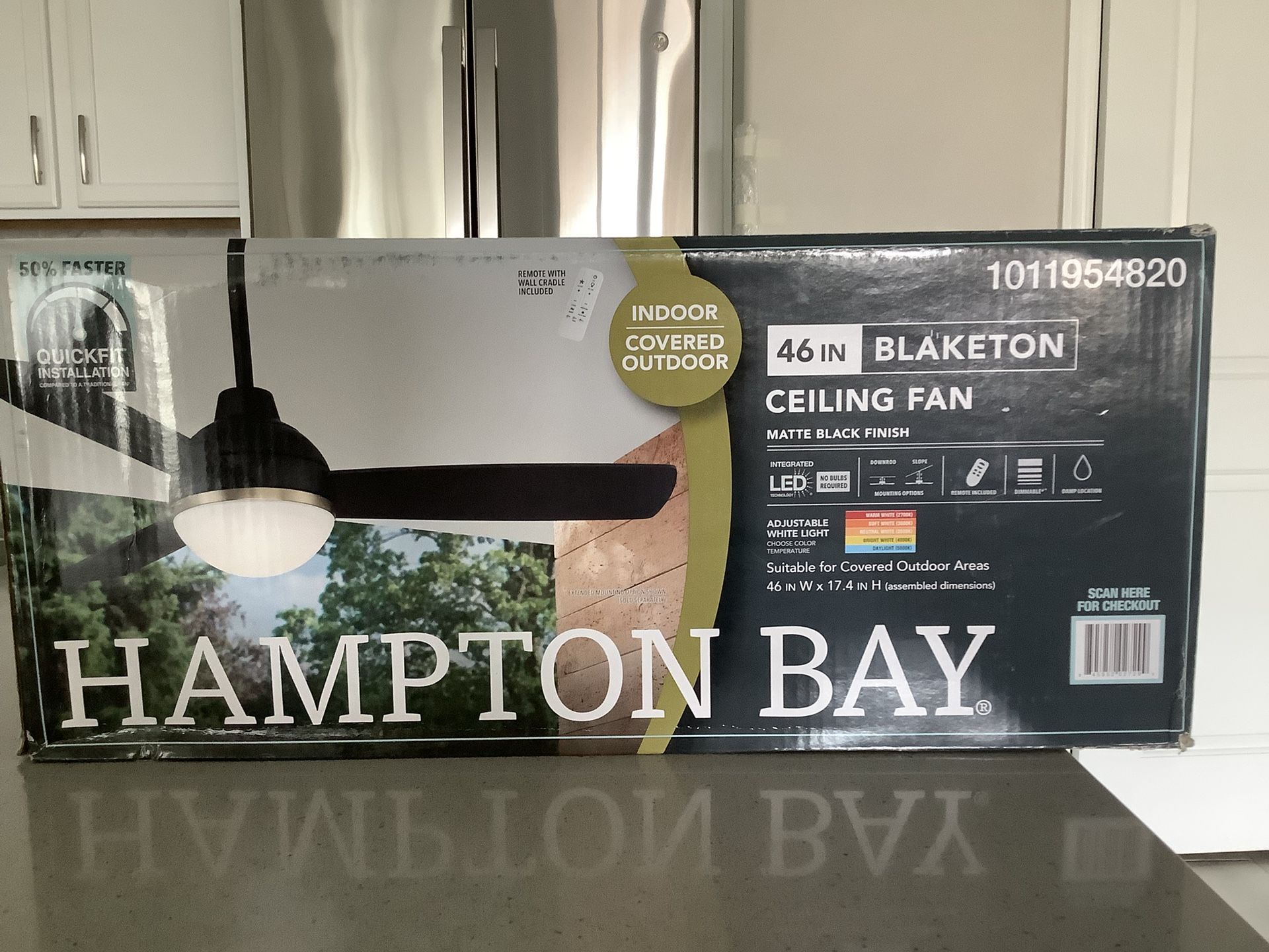 Hampton Bay 46in. Ceiling Fan