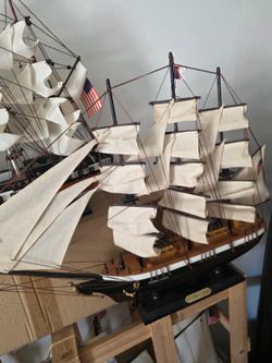 24" Wooden Flying Cloud Tall Ship Model – Nautical Maritime Sailing Ship