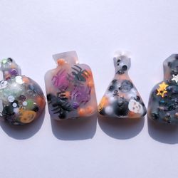 Apothecary Potion Themed Handmade Mini Bottle Shaped Picky Pad Set
