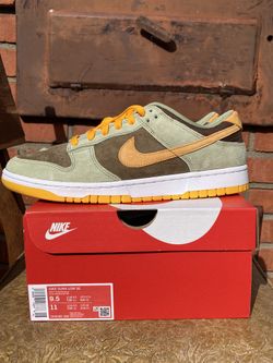Nike Dunk Dusty Olive Gold Green Brown 9.5 9 1/2 NWB NWT New DS