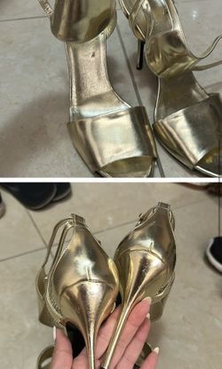 Gold Gucci Sandal