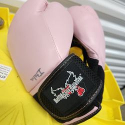 Size M Century I LOVE KICKBOXING Boxing & Kickboxing PINK Sparring Gloves