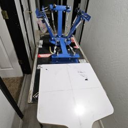 4 Color Screen Printer Press