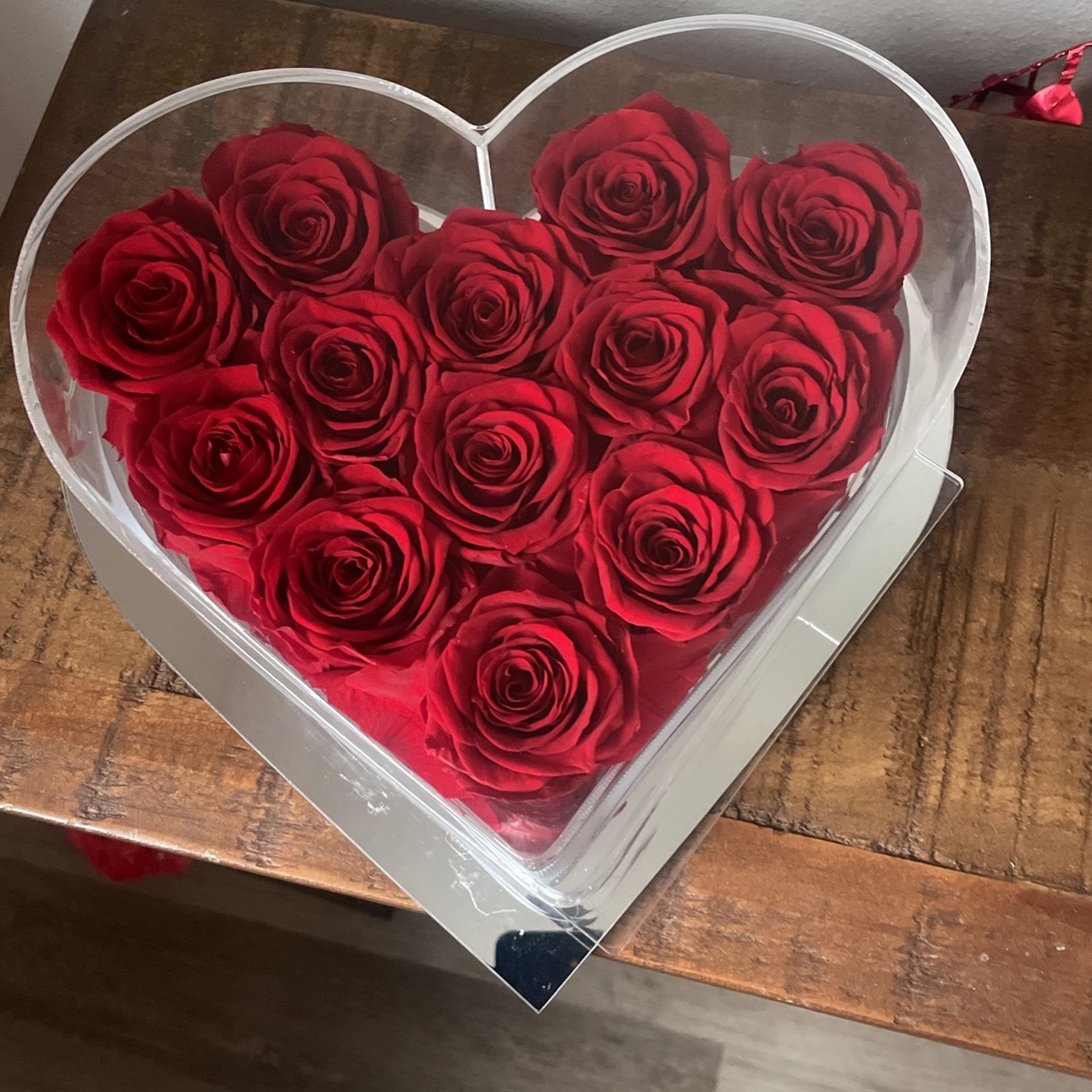 Valentines Lifetime Roses Gift
