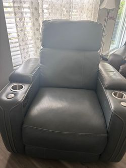 Leather Power Recliner