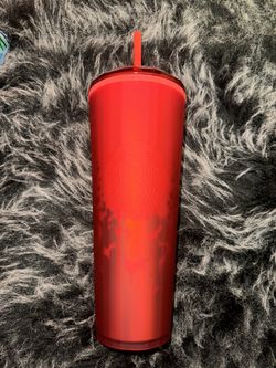 New Starbucks Heart Dome Red Tumbler