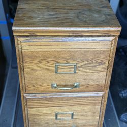 Wooden Filing cabinet $5