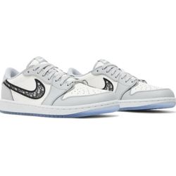 RARE! Dior x Air Jordan 1 Low “Dior Grey” New w/Box!